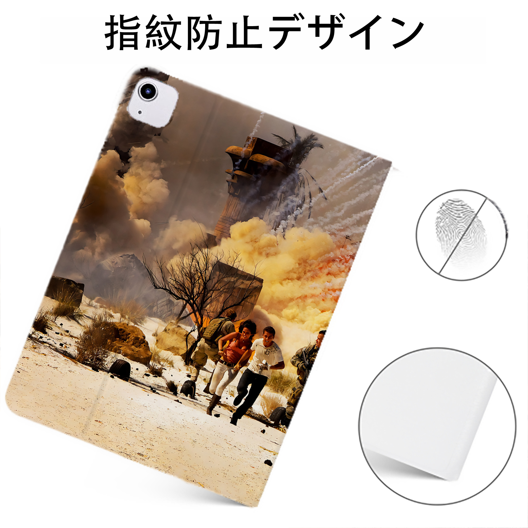 （画像用） Transformers トランスフォーマー IPadケース ペンホルダー付き ブックスタイルデザイン